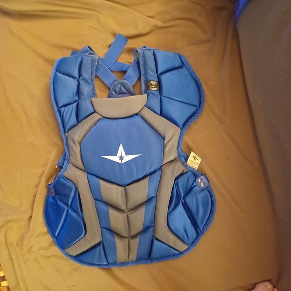 Blue All Star System 7 Catcher's Chest Protector Ages 12-16